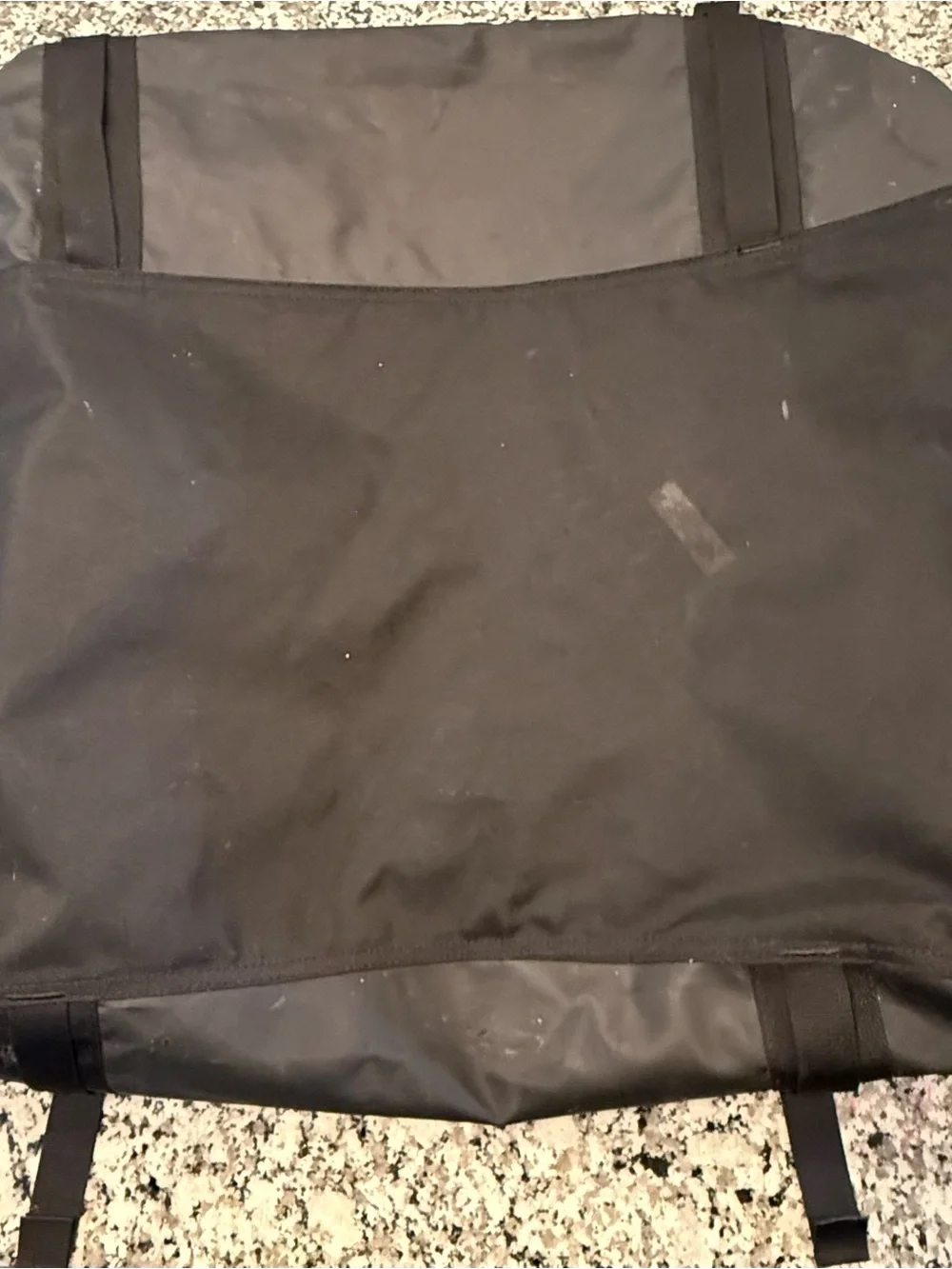 The North Face Black Duffel with White Logo
